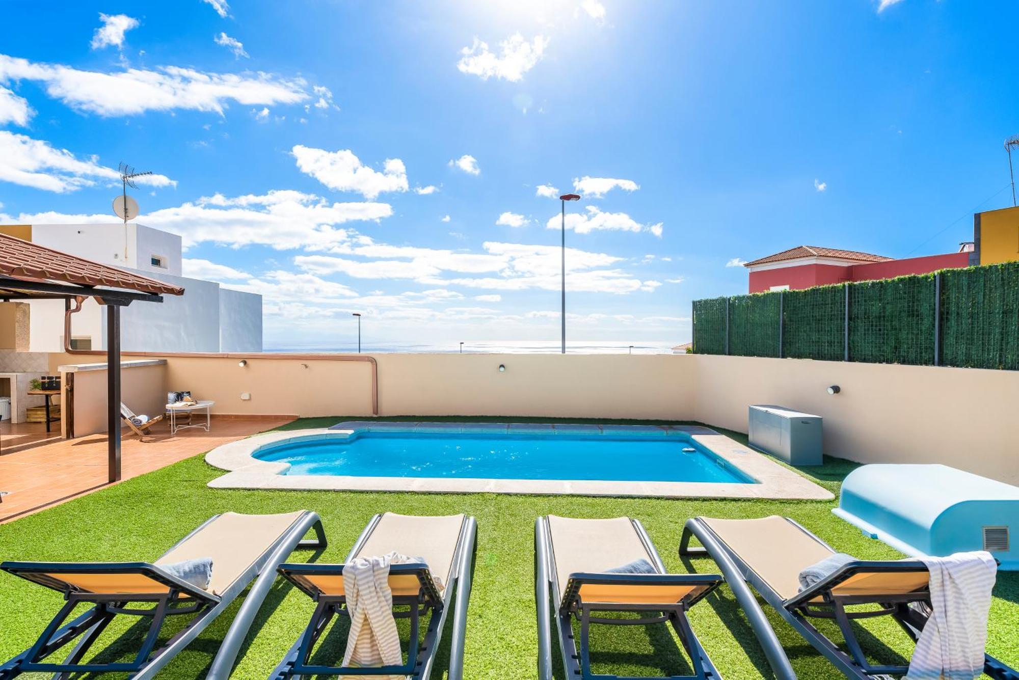 Villa Trueno Refugio De Lujo Con Piscina Climatizada Y Vistas Candelaria Exteriör bild