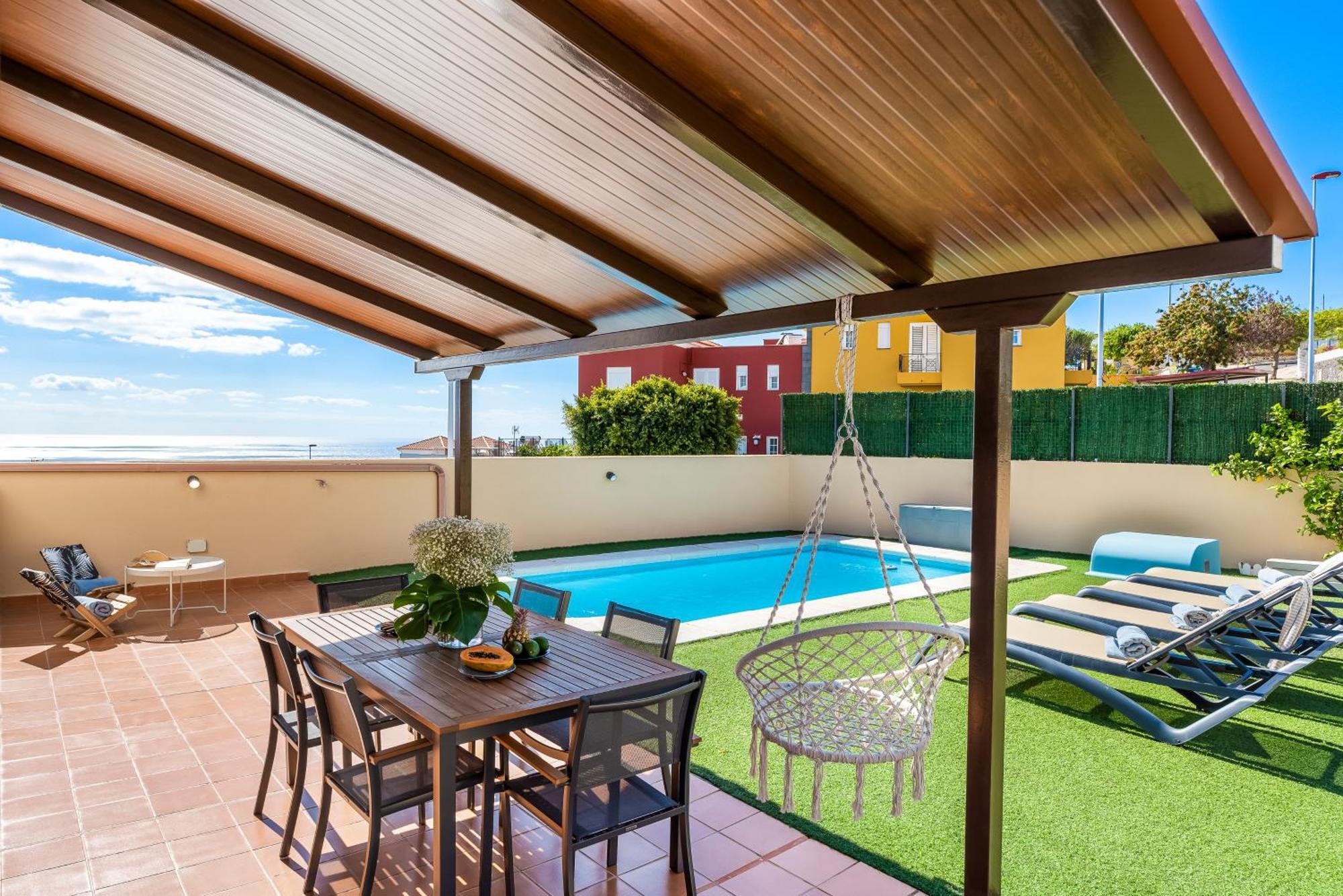 Villa Trueno Refugio De Lujo Con Piscina Climatizada Y Vistas Candelaria Exteriör bild