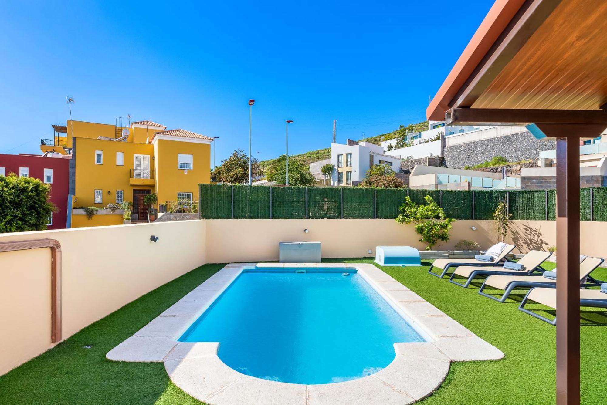 Villa Trueno Refugio De Lujo Con Piscina Climatizada Y Vistas Candelaria Exteriör bild
